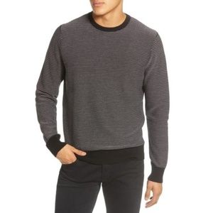 NORDSTROM MEN'S SHOP StripeCrewneck Cotton Sweater
